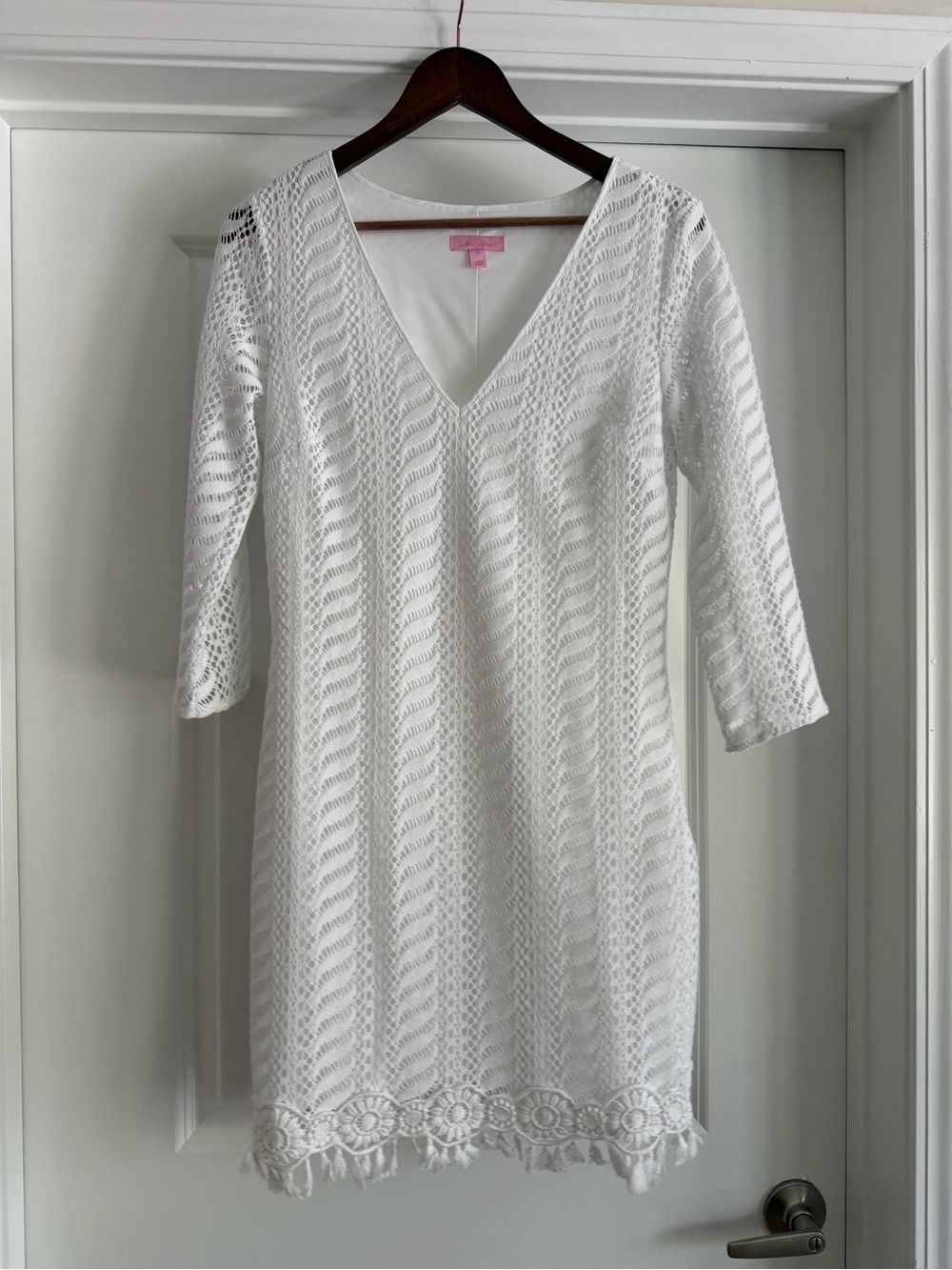 Lilly Pulitzer White Long Sleeve Dress